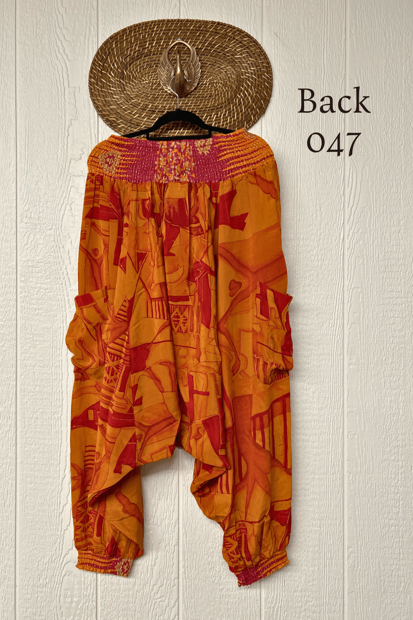 Crepe Sari Be Still Harem Pant