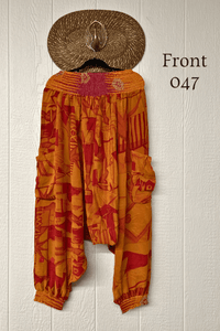 Crepe Sari Be Still Harem Pant