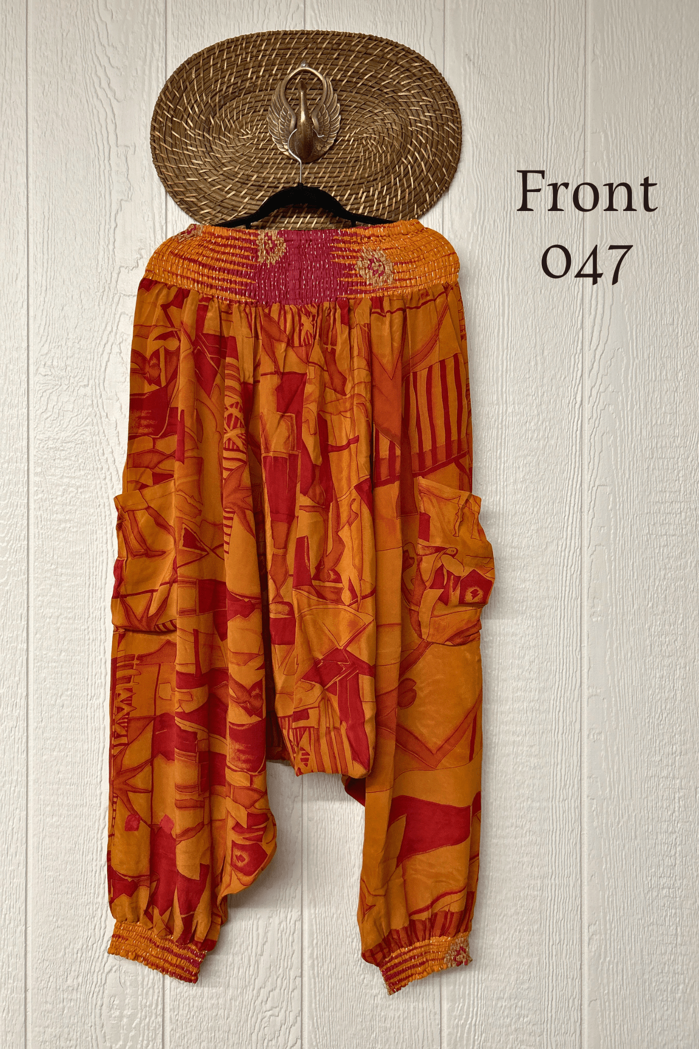 Crepe Sari Be Still Harem Pant