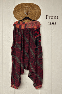 Crepe Sari Be Still Harem Pant