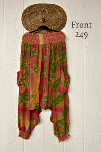 Crepe Sari Be Still Harem Pant