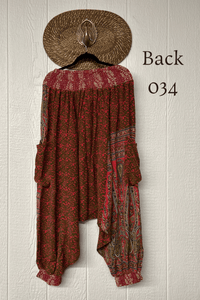 Crepe Sari Be Still Harem Pant