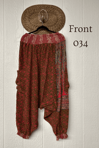 Crepe Sari Be Still Harem Pant