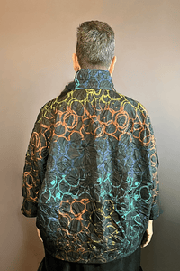 Black & Multi Dolman Jacket