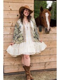 Born To Run Crop Kimono