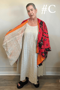 Short Reversible Kantha Jacket