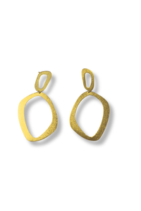 Chrysos Gold Loop Earrings