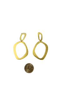 Chrysos Gold Loop Earrings
