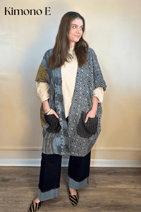 Kantha Sunrise Kimono