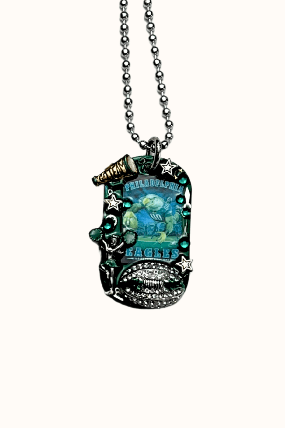 1. Eagles Dog Tag Necklace