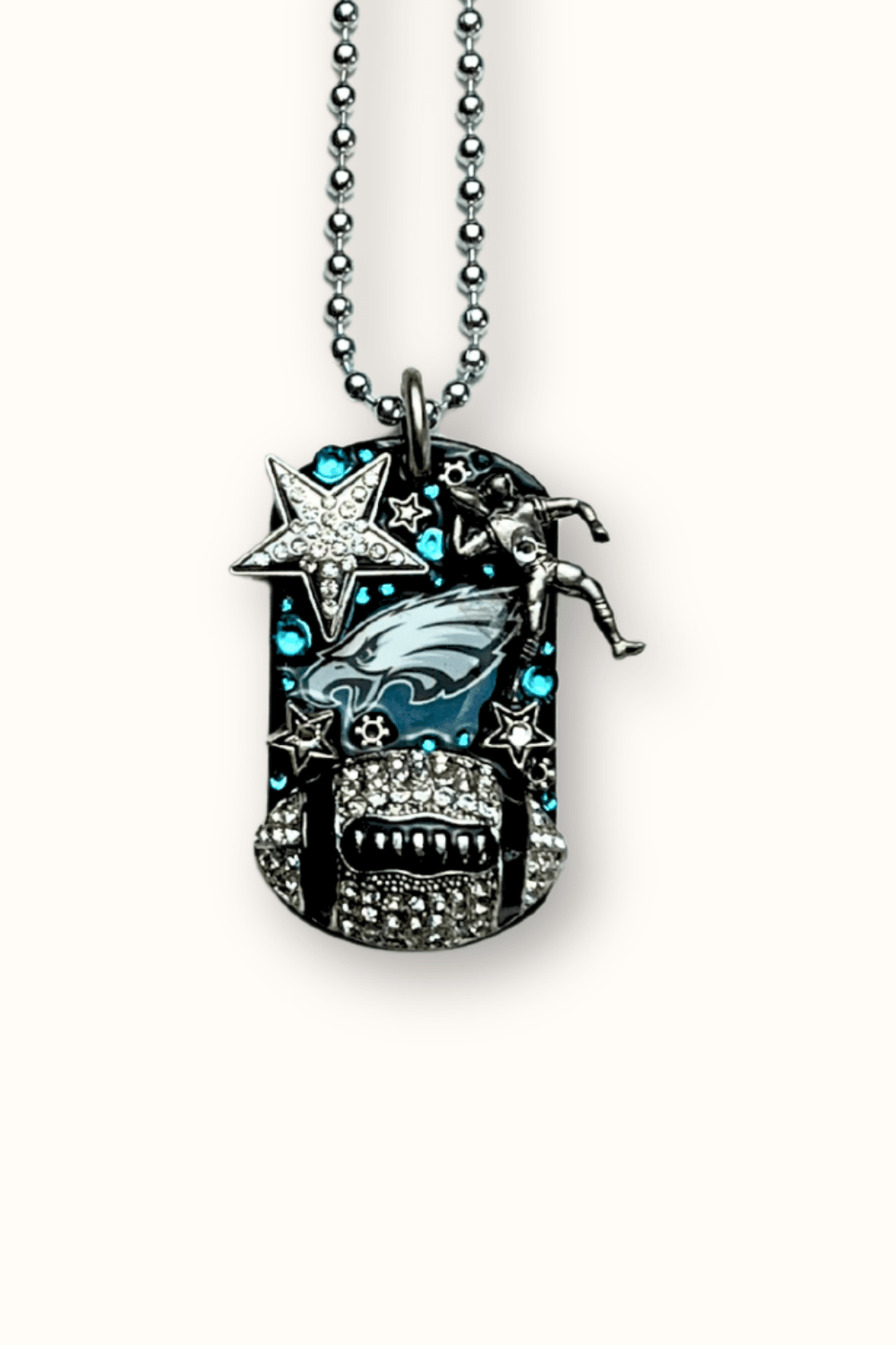 3. Eagles Dog Tag Necklace