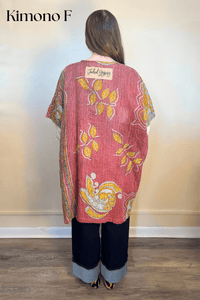 Kantha Sunrise Kimono