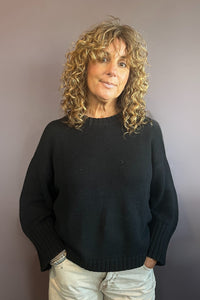 Wide Sleeve Crew Sweater