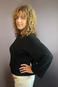 Wide Sleeve Crew Sweater