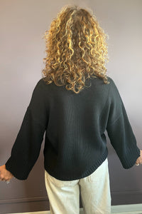 Wide Sleeve Crew Sweater