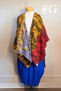 Short Reversible Kantha Jacket