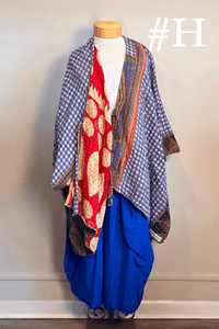 Short Reversible Kantha Jacket