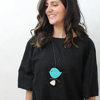 Robin On A Branch Necklace