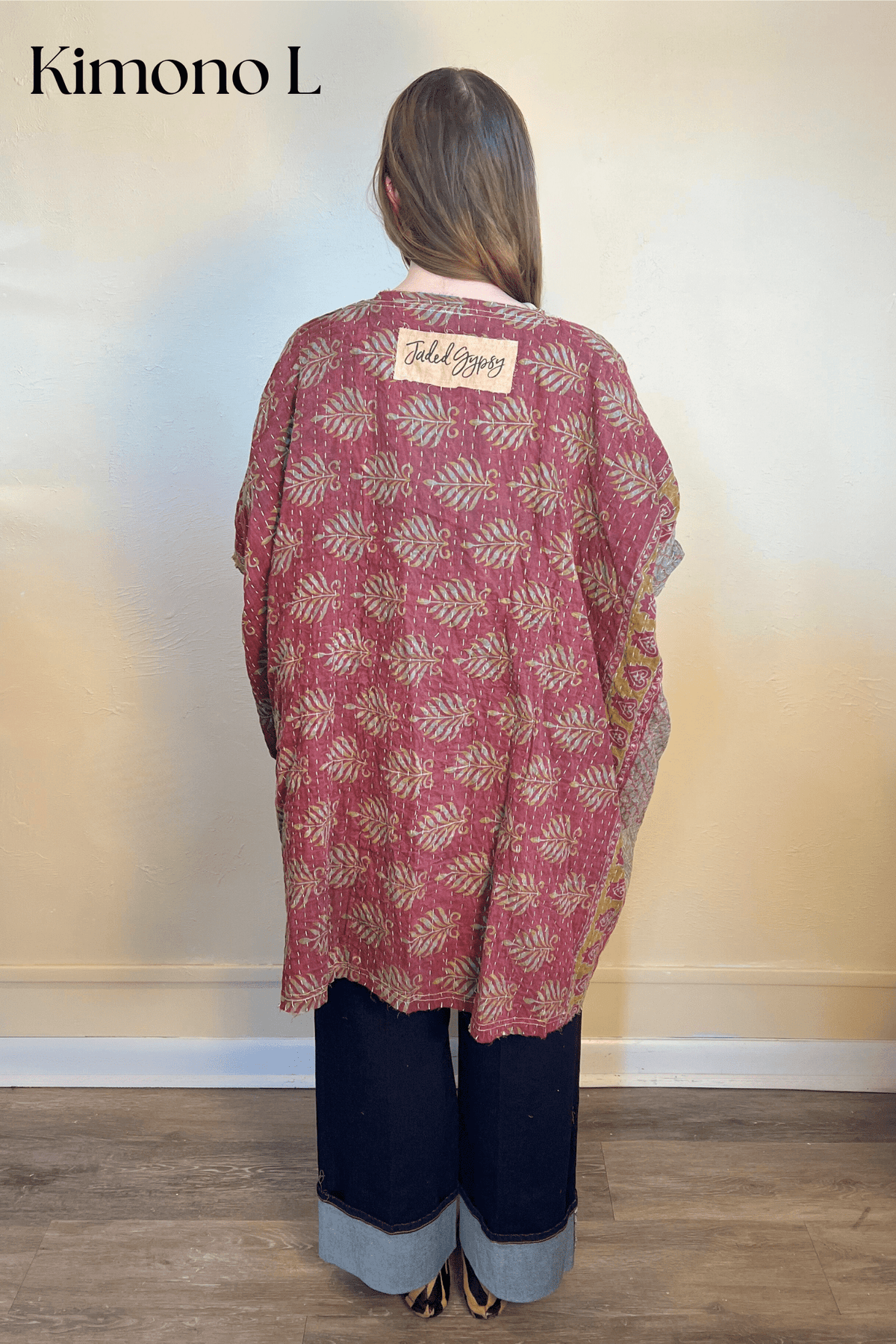 Kantha Sunrise Kimono
