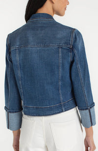 Bracelet Length High Cuff Trucker Jacket