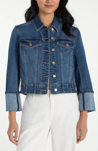 Bracelet Length High Cuff Trucker Jacket