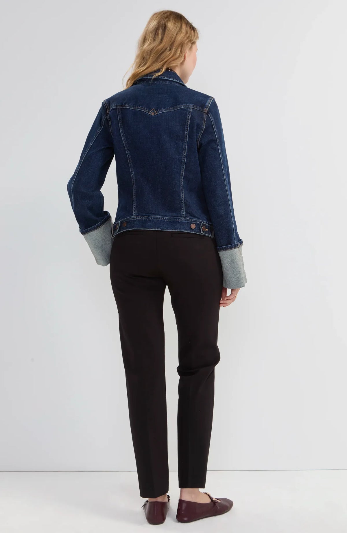 Tall Cuffed Selvedge Trucker Jacket