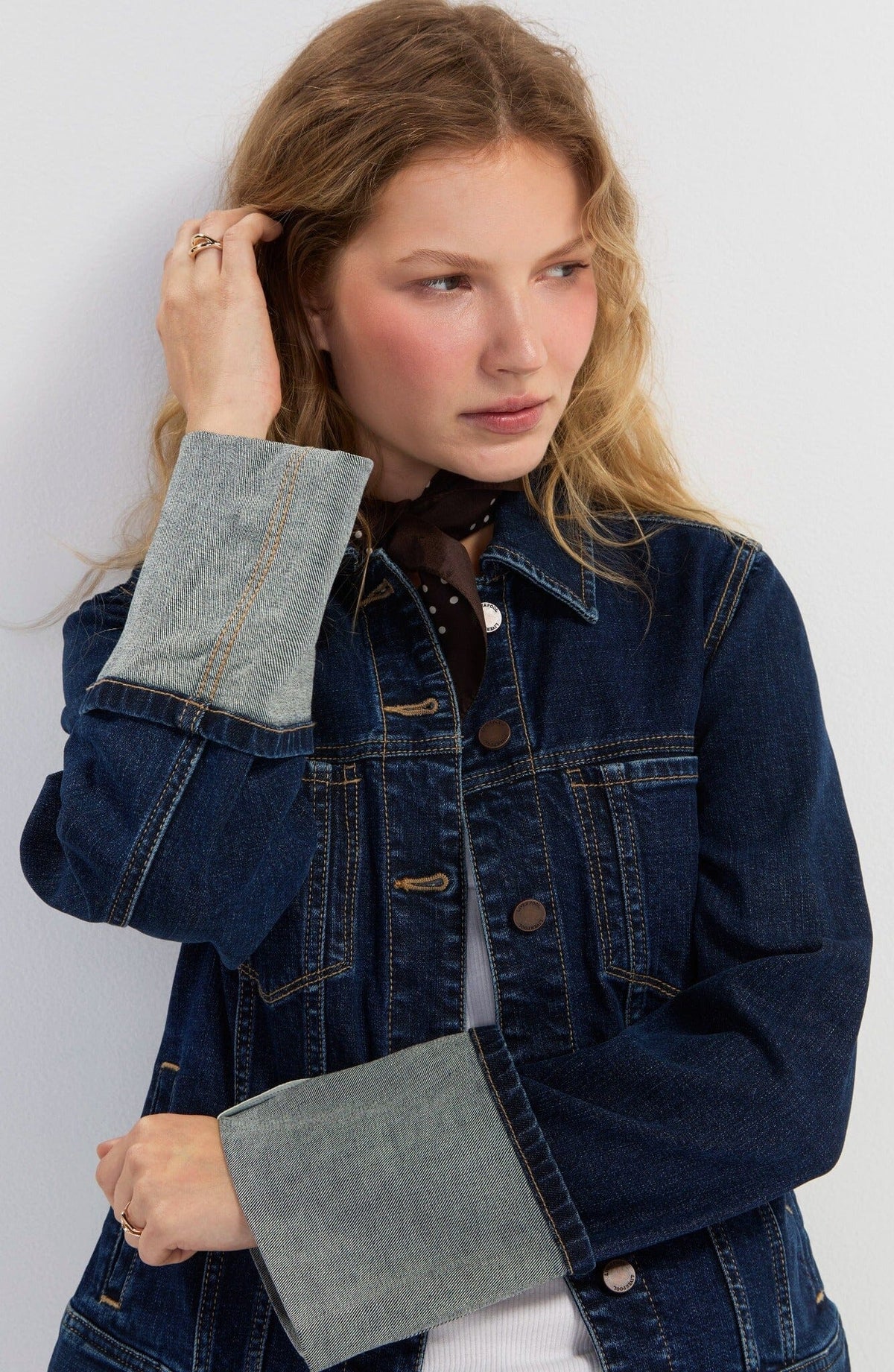 Tall Cuffed Selvedge Trucker Jacket