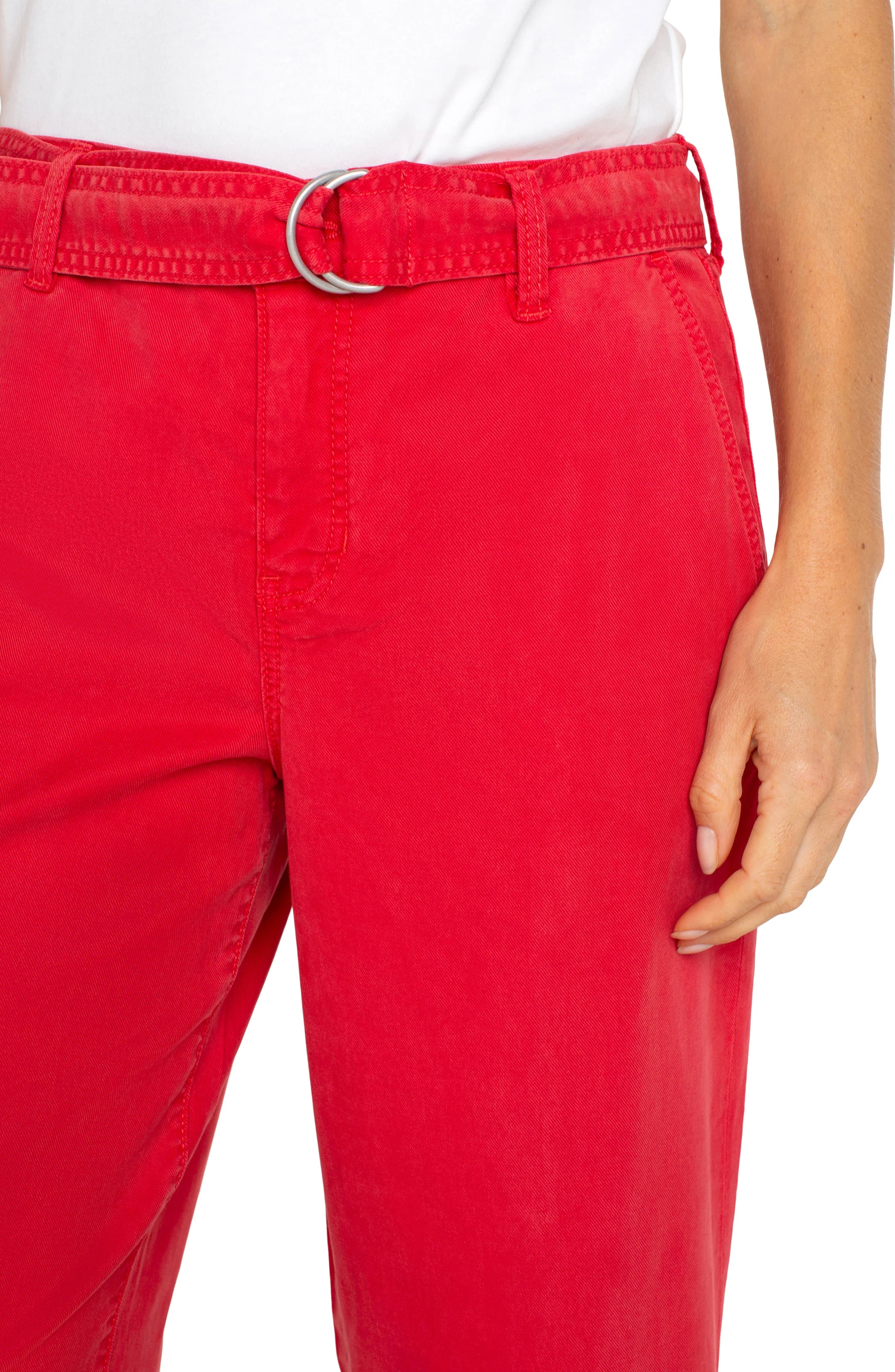 Stride Hi-Rise Crop Wide Leg Pant (Geranium)