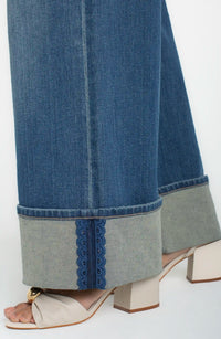 Morgan Cuffed Crop Wide Leg