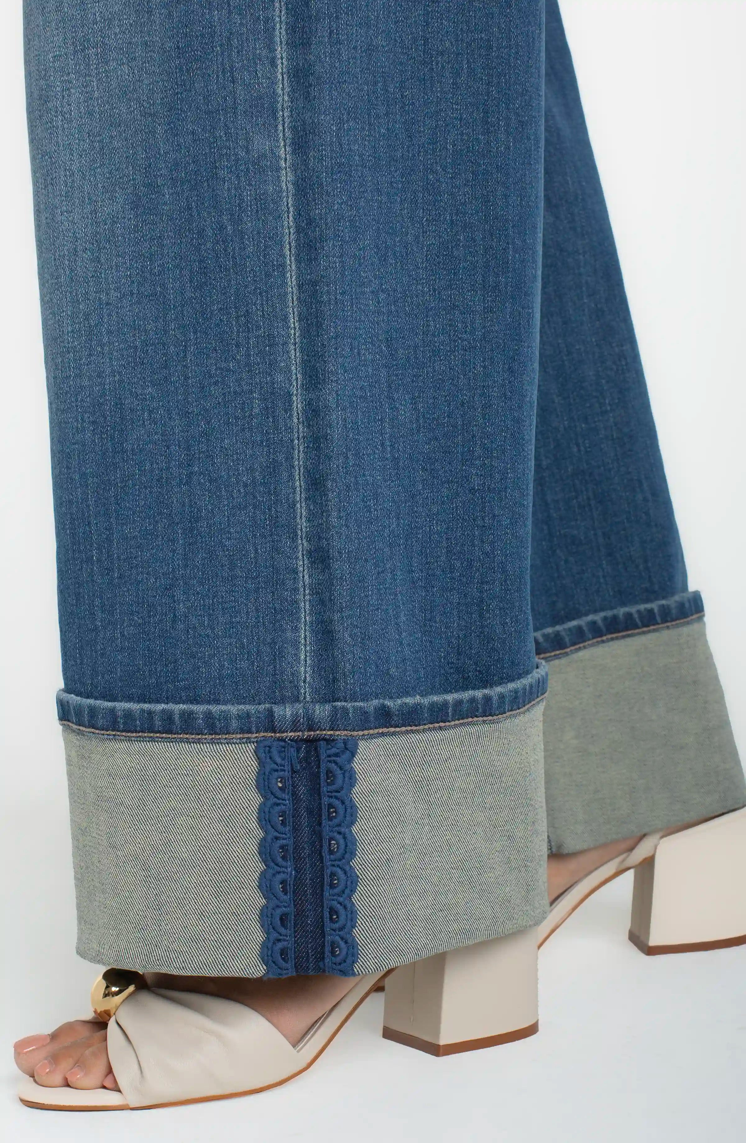Morgan Cuffed Crop Wide Leg