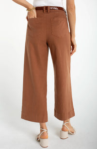 High Rise Crop Wide Leg