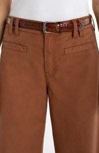 High Rise Crop Wide Leg