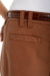 High Rise Crop Wide Leg