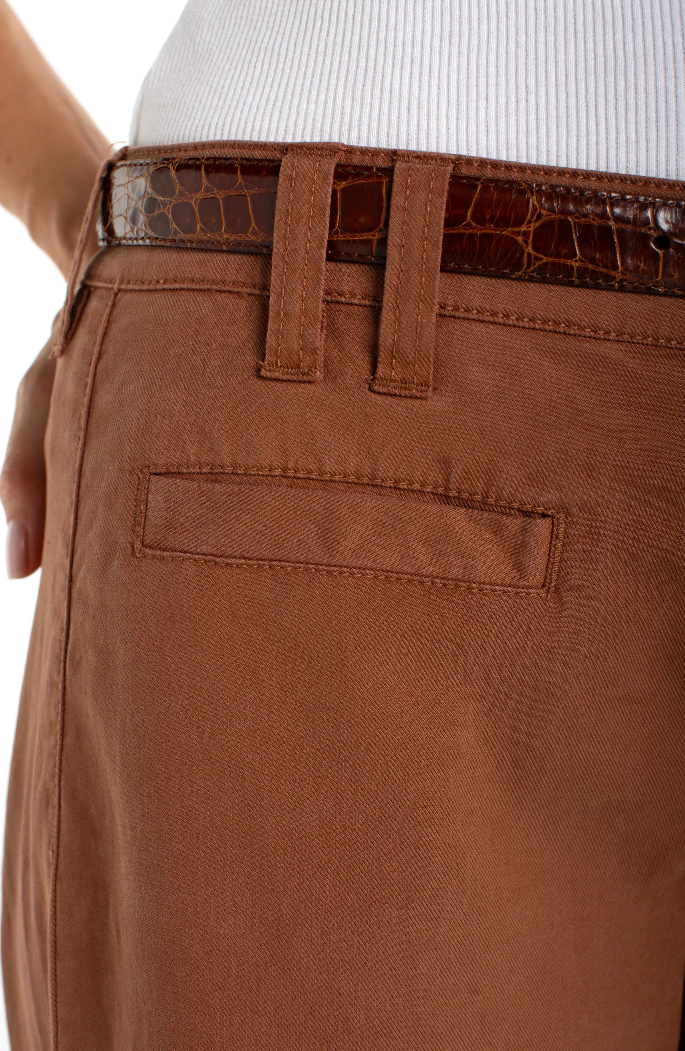 High Rise Crop Wide Leg