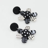 Clip-On Garden Of Colors Flower Earring