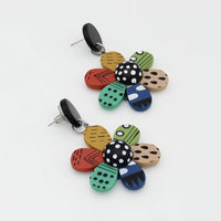Garden Of Color Flower Earring