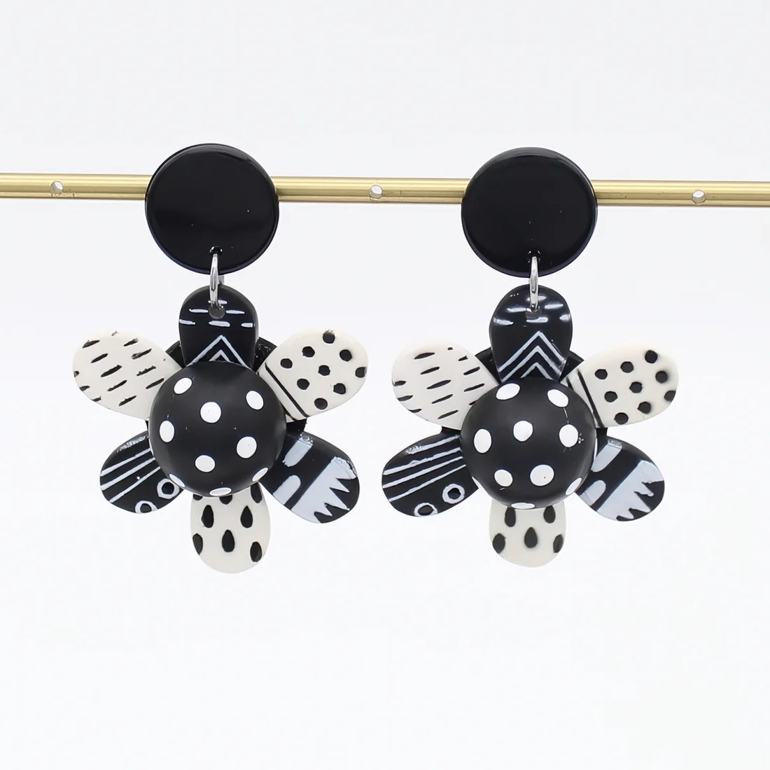 Garden Of Color Flower Earring