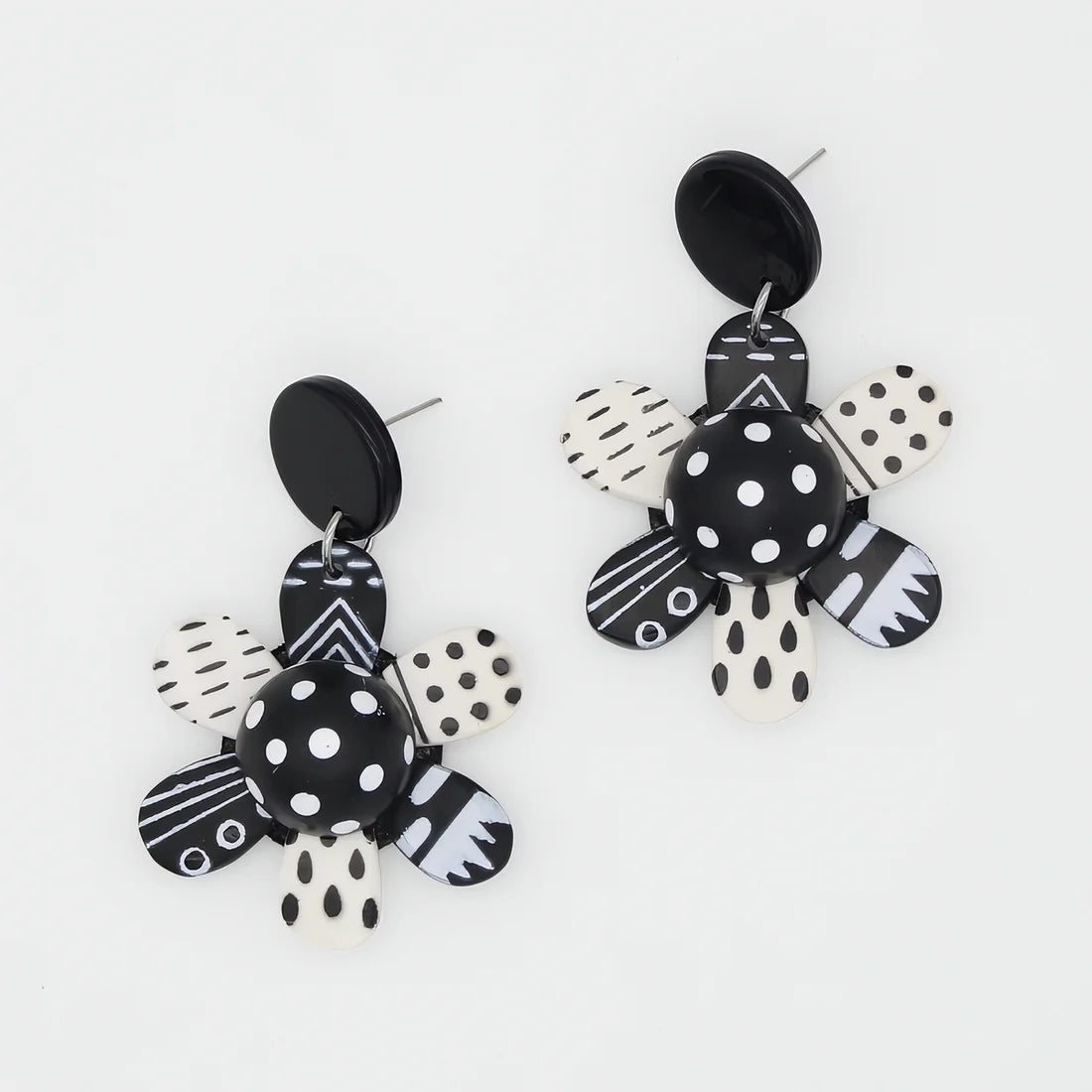 Garden Of Color Flower Earring