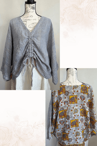 Pareo Kantha Butterfly Top