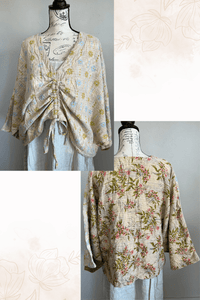 Pareo Kantha Butterfly Top