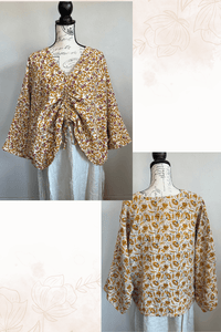 Pareo Kantha Butterfly Top