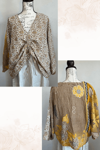 Pareo Kantha Butterfly Top