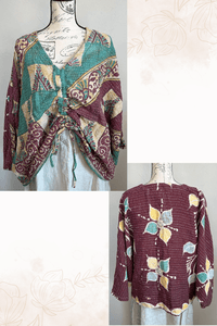 Pareo Kantha Butterfly Top