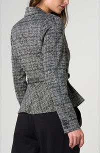 Belted Peplum Blazer