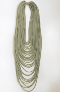 Long Multi-Strand Solid Necklace
