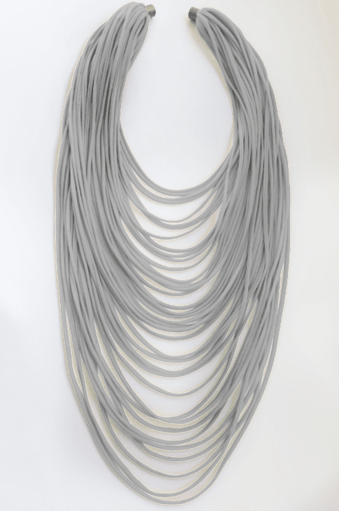 Long Multi-Strand Solid Necklace