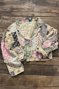 Midnight Garden Crop Jacket