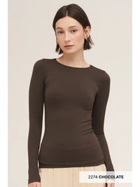 Long Sleeve Crew Neck Top