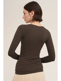 Long Sleeve Crew Neck Top