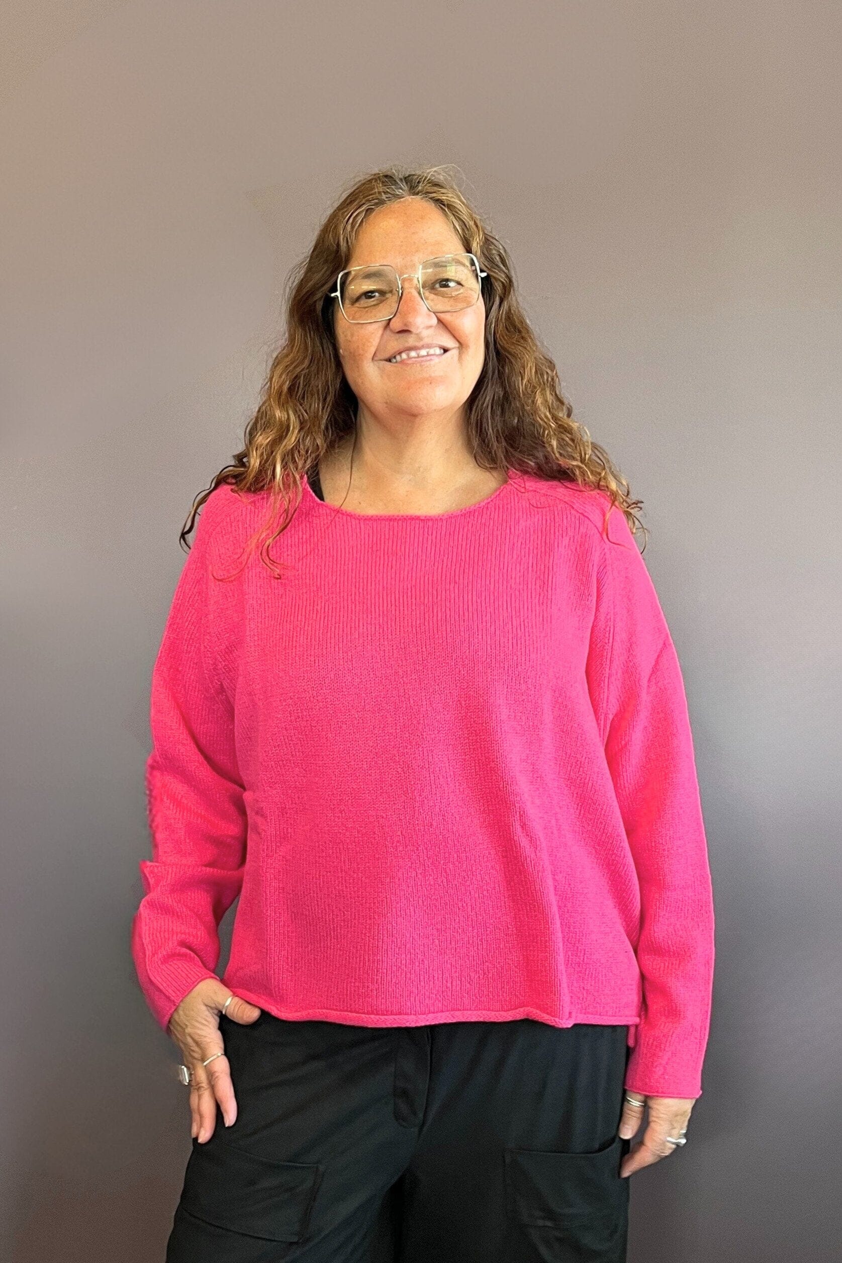 Rolled Edge Pullover